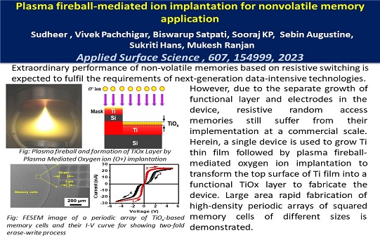 Plasma fireball-mediated ion implantation for nonvolatile memory application