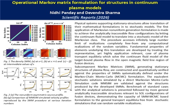 Operational Markov matrix formulation for structures in continuum plasma models